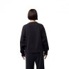 BLUZA DAMSKA FOX WORDMARK OVERSIZED FLEECE CREW BLACK XS